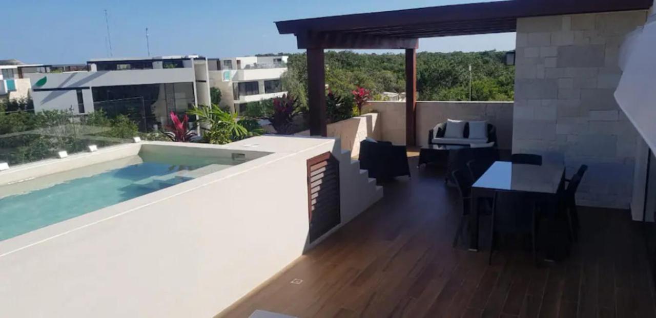 Penthouse Blue Luxury La Veleta Daire Tulum Dış mekan fotoğraf