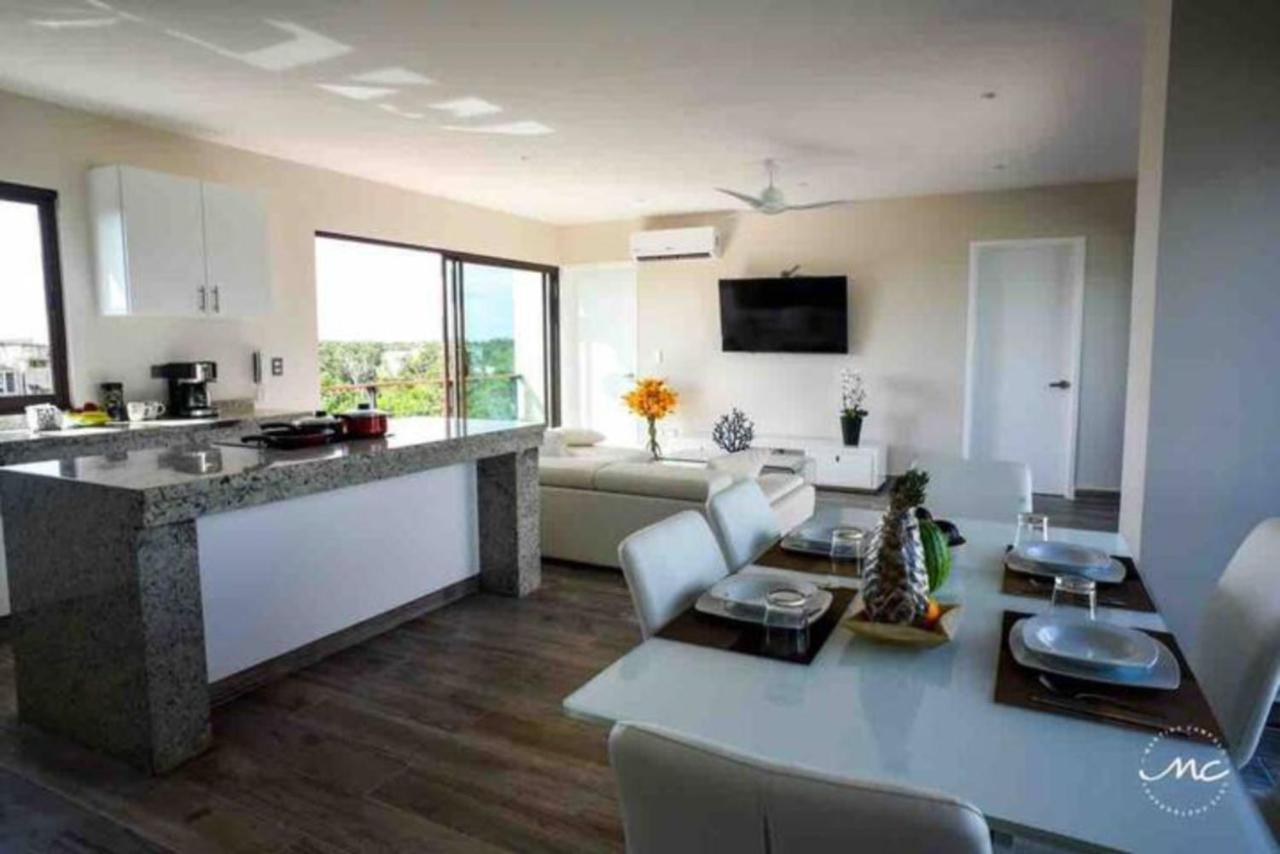 Penthouse Blue Luxury La Veleta Daire Tulum Dış mekan fotoğraf