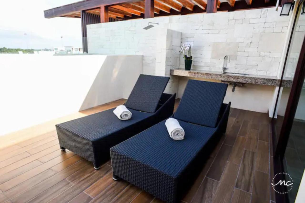 Penthouse Blue Luxury La Veleta Daire Tulum Dış mekan fotoğraf
