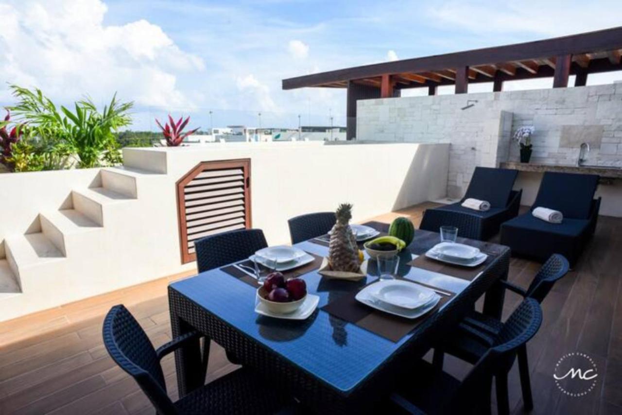 Penthouse Blue Luxury La Veleta Daire Tulum Dış mekan fotoğraf