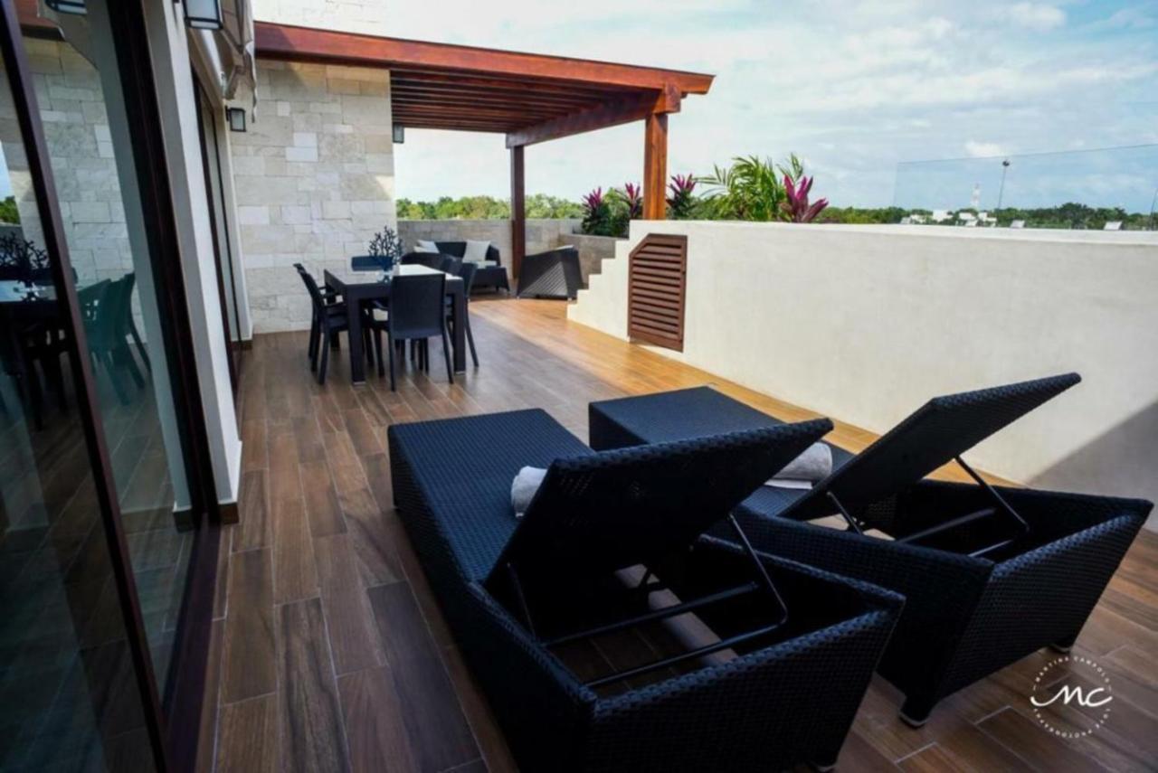 Penthouse Blue Luxury La Veleta Daire Tulum Dış mekan fotoğraf